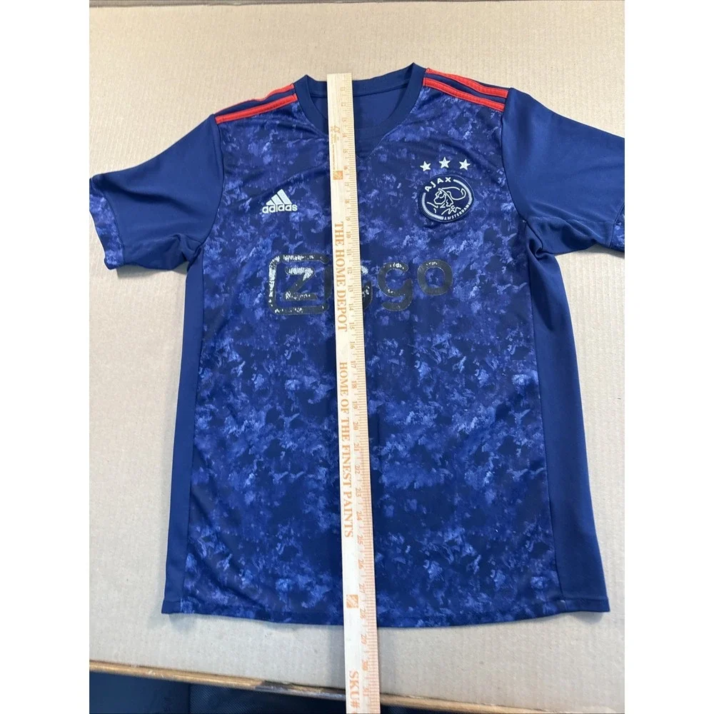 Adidas Ajax Amsterdam‎ Soccer Jersey Sz Large, Navy Blue